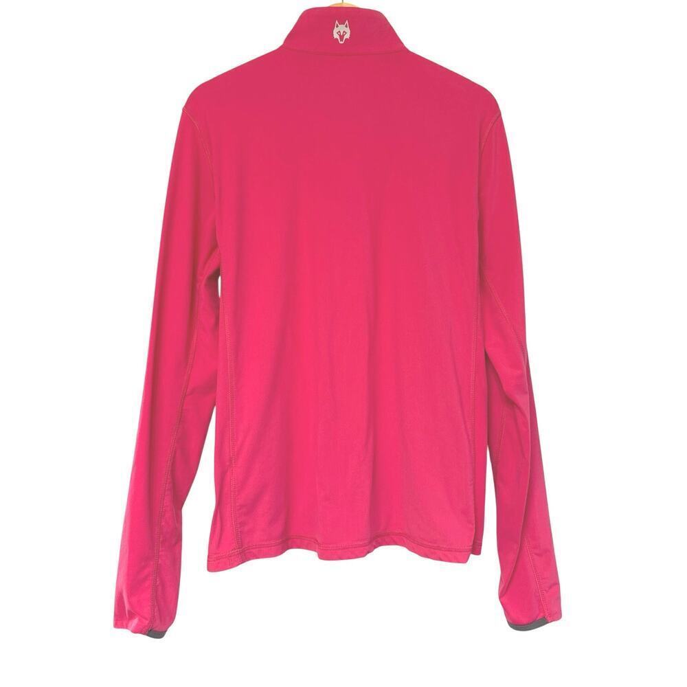 Greyson 1/4 Zip Golf Pullover Mens Size Small Solid Pink Stretch Jacket - Picture 3 of 10